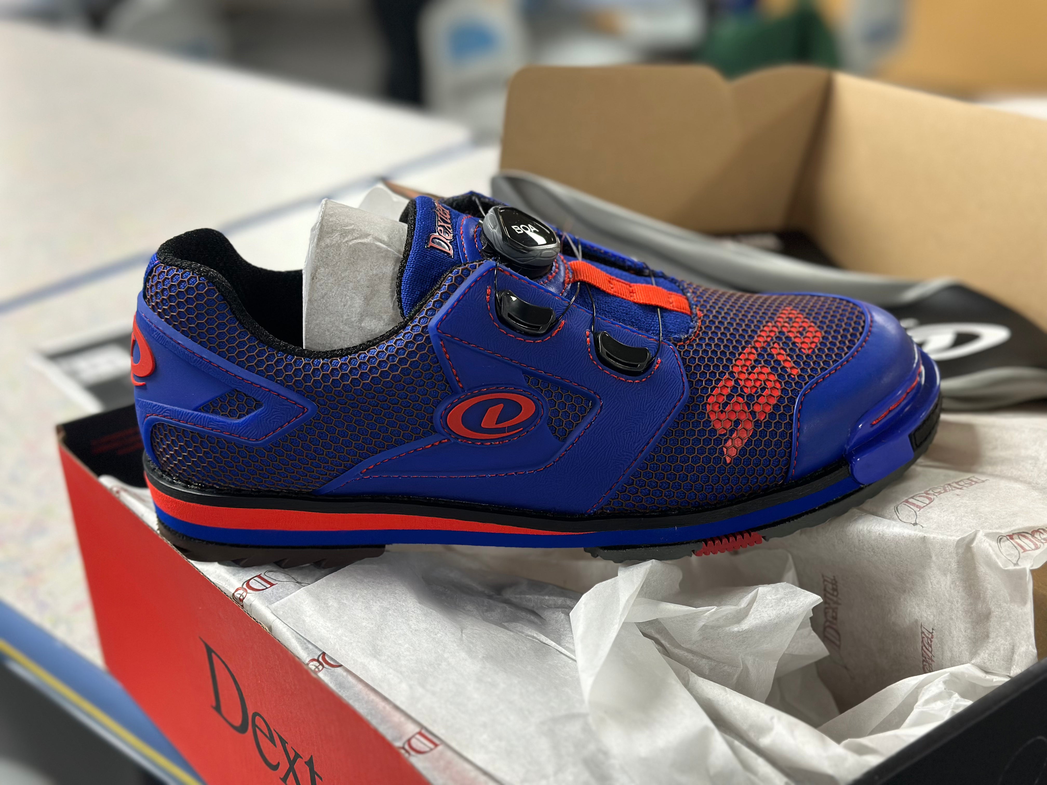 Dexter SST 8 Power Frame BOA Blue Red Men's Bowling Shoes
