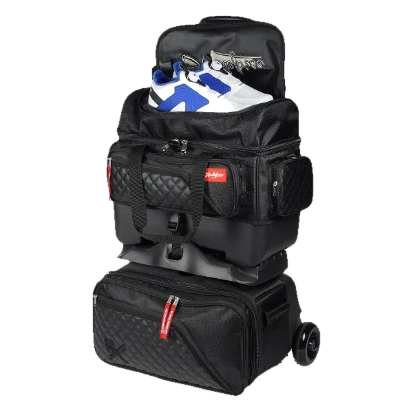 KR Strikeforce Diamond 4 Ball Roller Black Bowling Bag