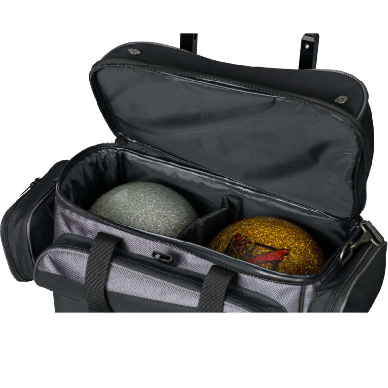 KR Strikeforce Konvoy 4 Ball Roller Black Carbon Bowling Bag