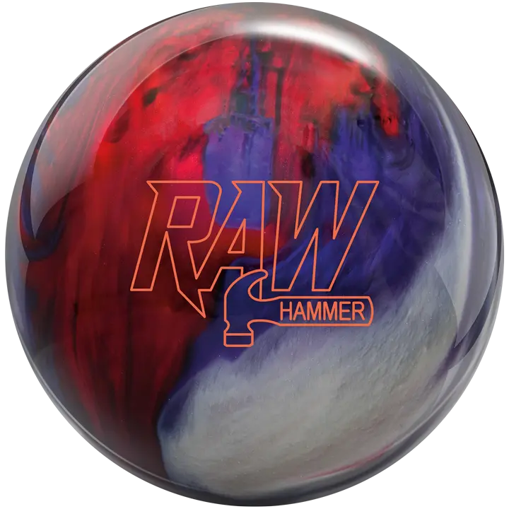 Hammer Raw Hammer Red White Purple Bowling Ball